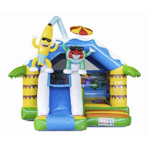 Springkussen Summer Party met glijbaan